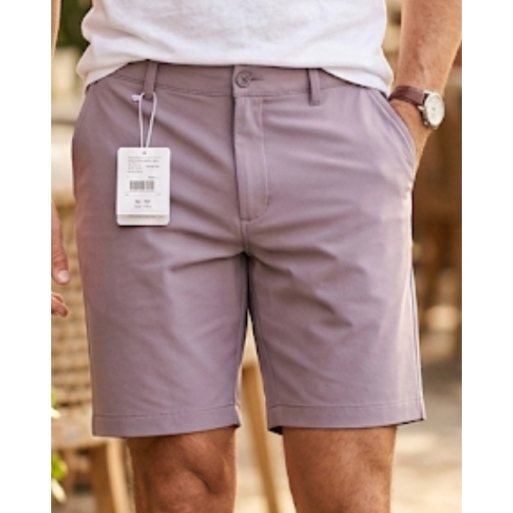 Men's Ben Sherman Sport Golf Shorts Stretch Purple New With Tags Size 38